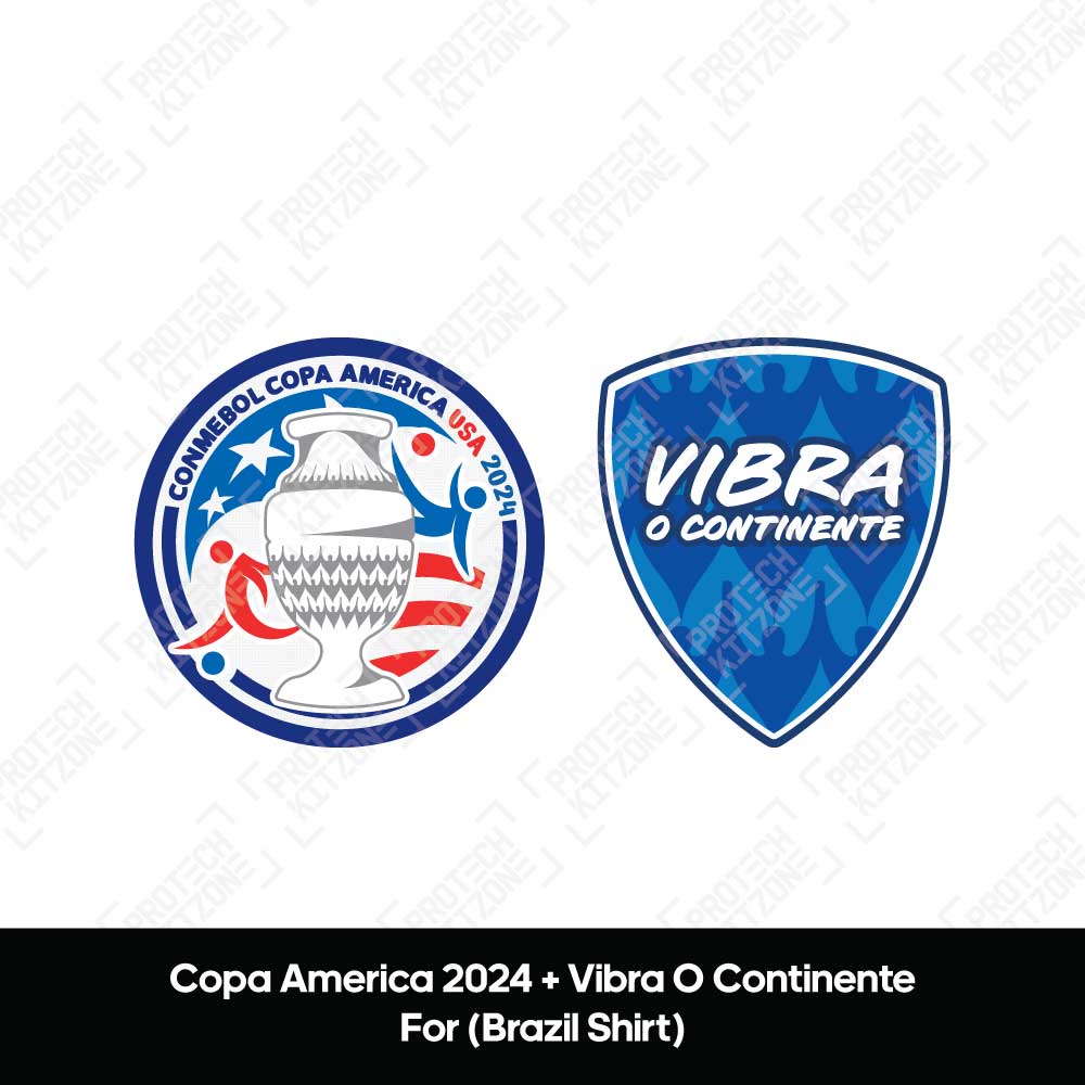 Official Copa America 2024 + Vibra O Continente Badges (Portuguese) Official Copa America 2024 + Vibra O Continente Badges (Portuguese)