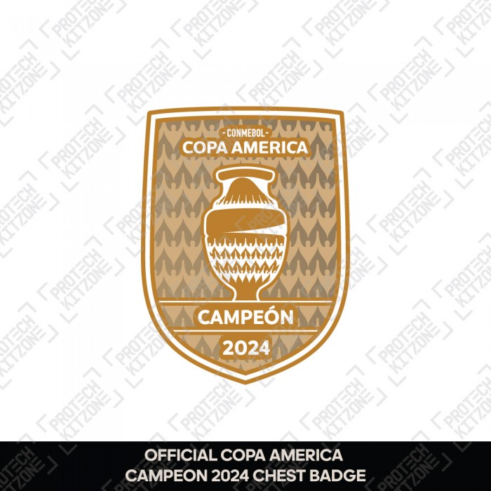 Official Copa America Campeón 2024 Badge (Argentina)