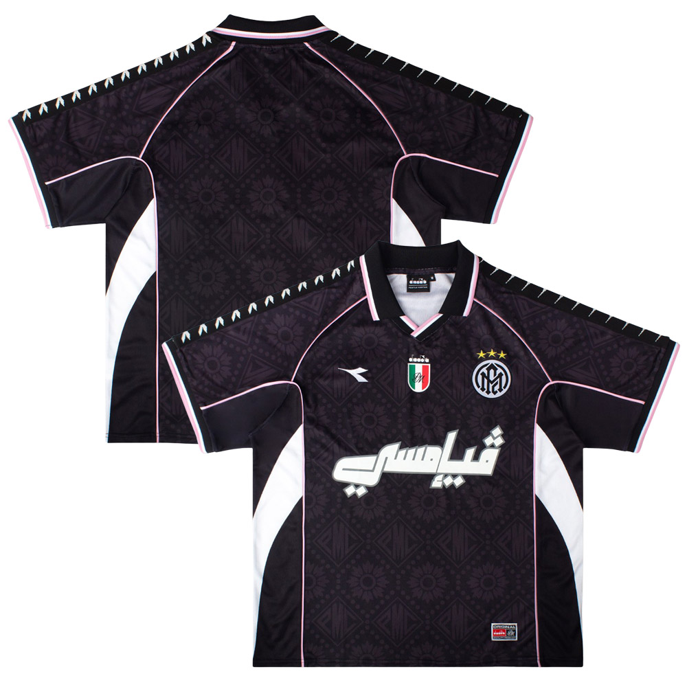 Pestle Mortar x Diadora Heritage Jersey - Black Pestle Mortar x Diadora Heritage Jersey - Black