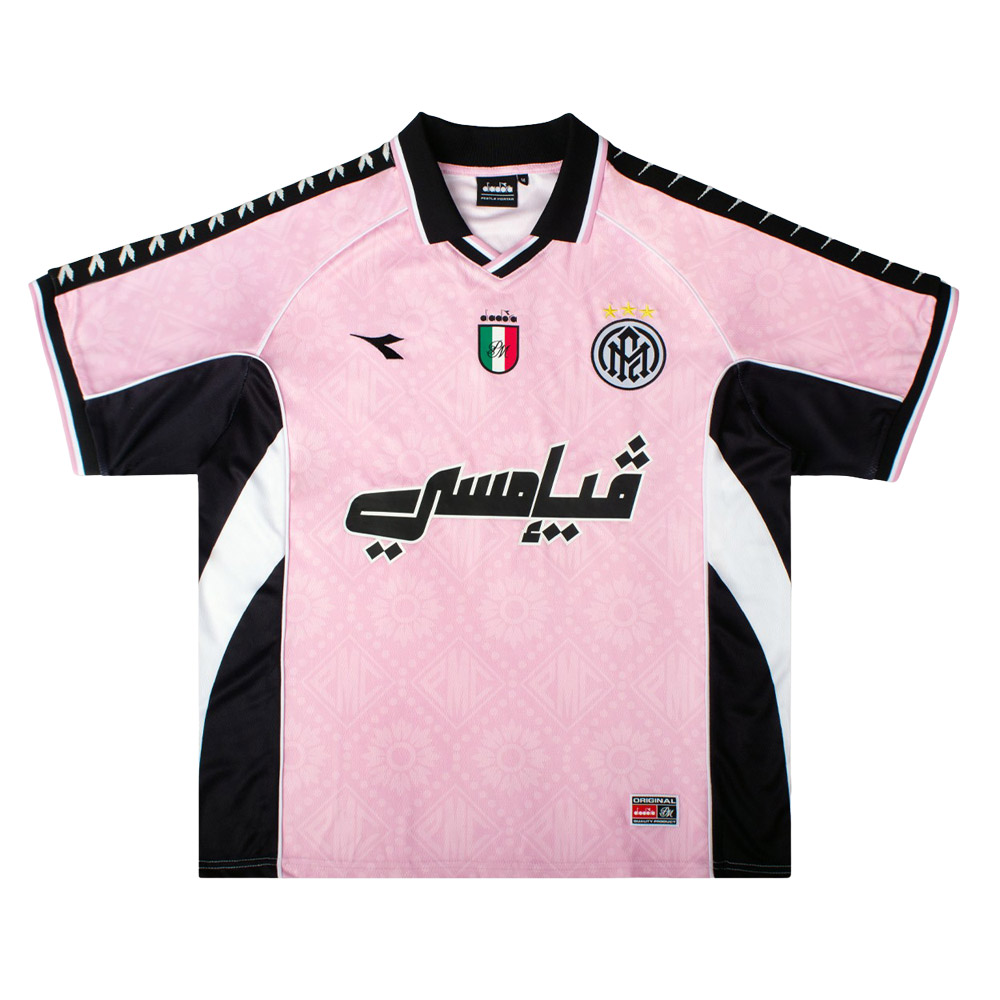 Pestle Mortar x Diadora Heritage Jersey - Pink (PMXDIADORA-PINK, Official Reissue Shirt, PM x Diadora) by www.protechkitzone.com Pestle Mortar x Diadora Heritage Jersey - Pink