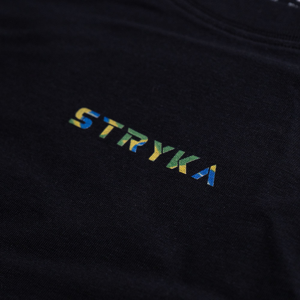 Stryka World Collection Black T-Shirt - Brazil Stryka World Collection Black T-Shirt - Brazil