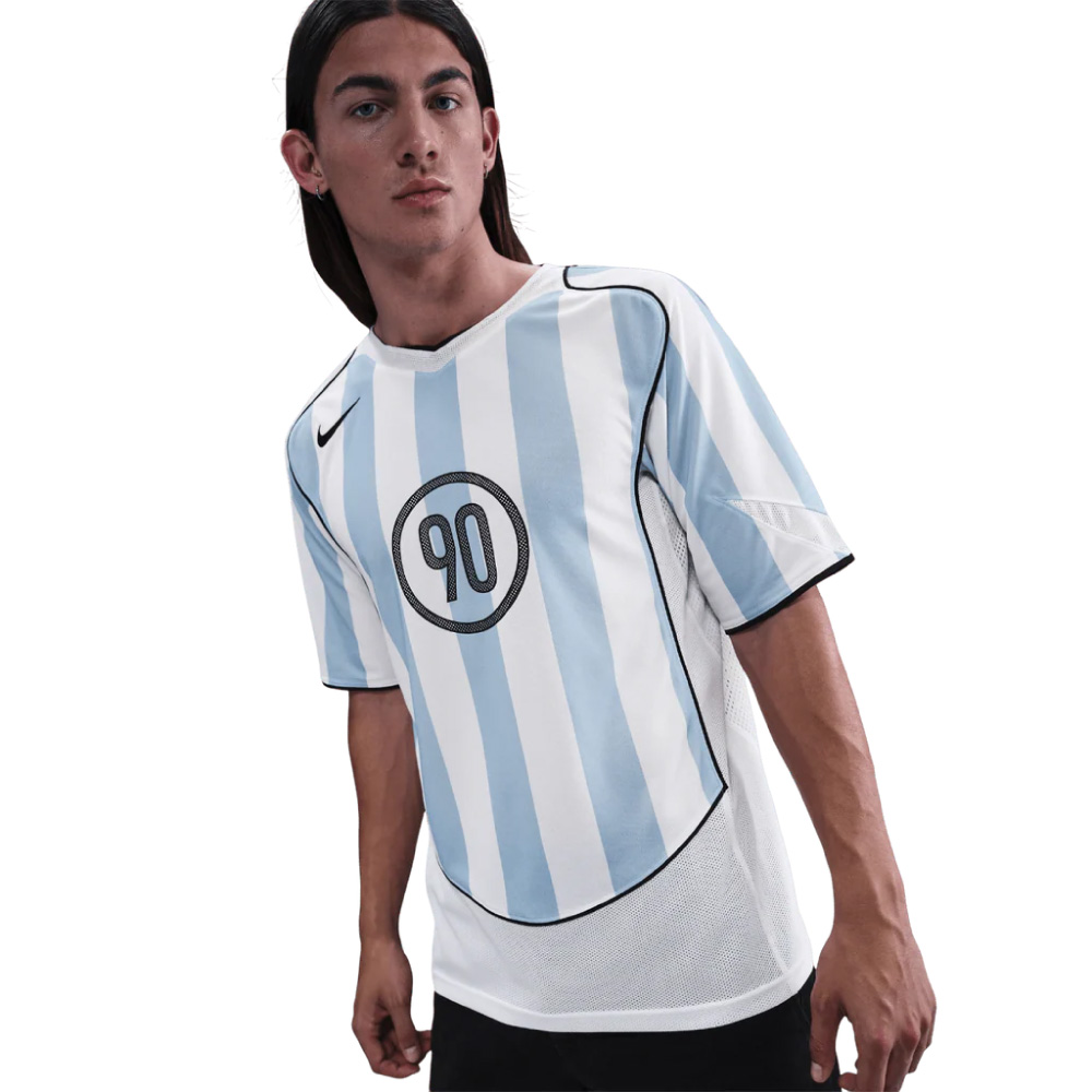 Nike Total 90 Dri-Fit Football Shirt - Blue/White/Black Nike Total 90 Dri-Fit Football Shirt - Blue/White/Black