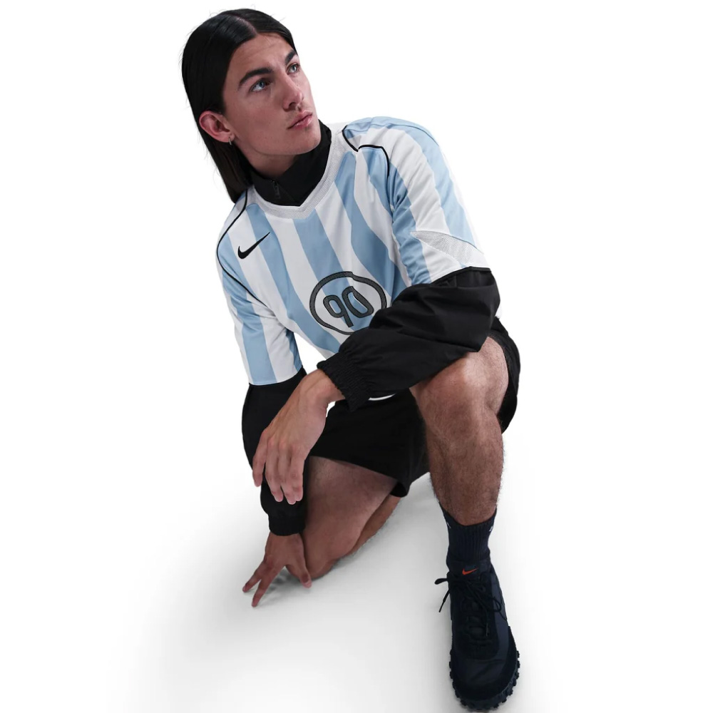 Nike Total 90 Dri-Fit Football Shirt - Blue/White/Black (IB4215-422, Jerseys / Shirts, Nike) by www.protechkitzone.com Nike Total 90 Dri-Fit Football Shirt - Blue/White/Black