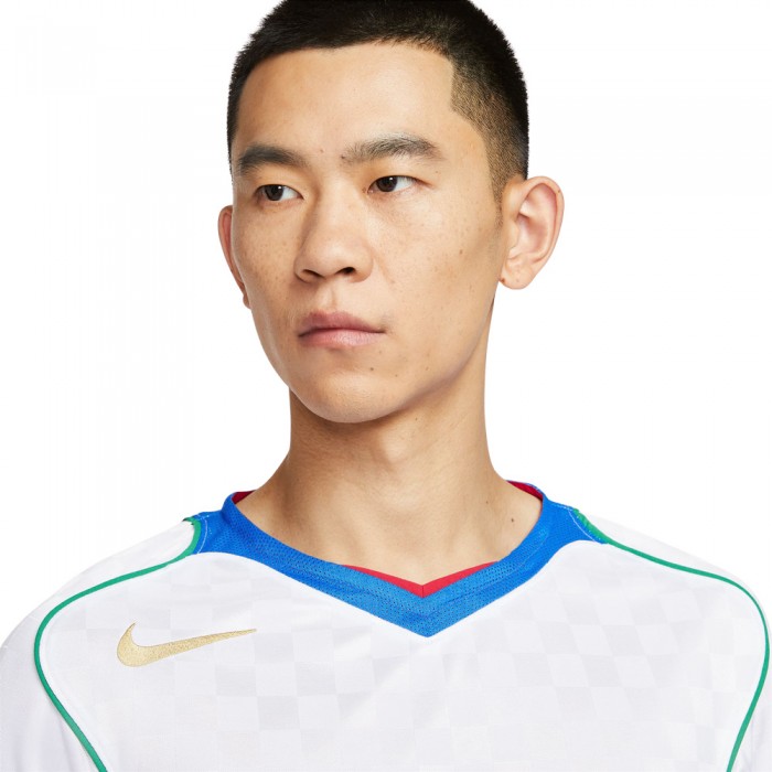 Nike Total 90 Dri-Fit Football Shirt - White/Blue/Gold