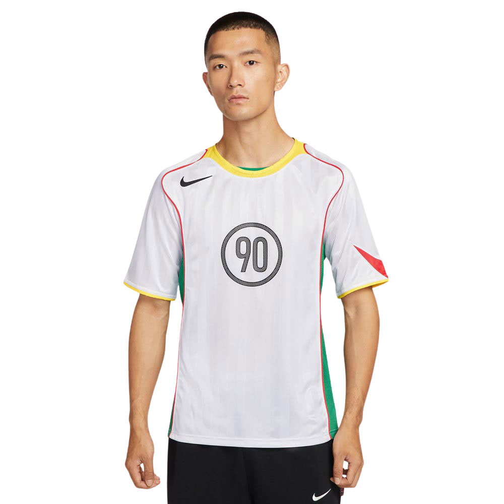 Nike Total 90 Dri-Fit Football Shirt - White/Yellow Nike Total 90 Dri-Fit Football Shirt - White/Yellow