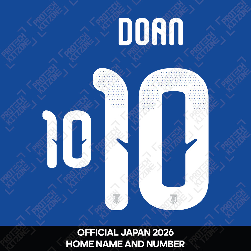 Doan 10 - Official Japan 2026 Home Name and Numbering Doan 10 - Official Japan 2026 Home Name and Numbering