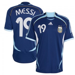 Argentina 2006 Messi 19 Away Shirt