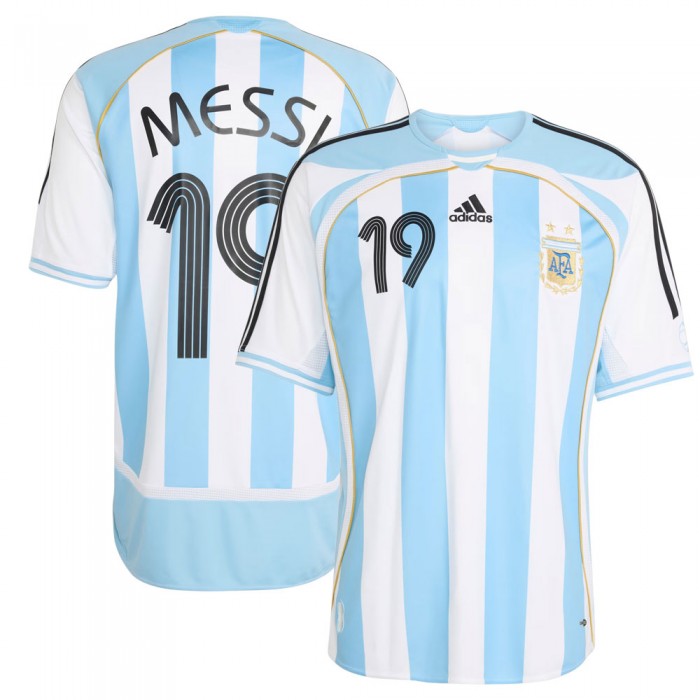 Argentina 2006 Messi 19 Home Shirt