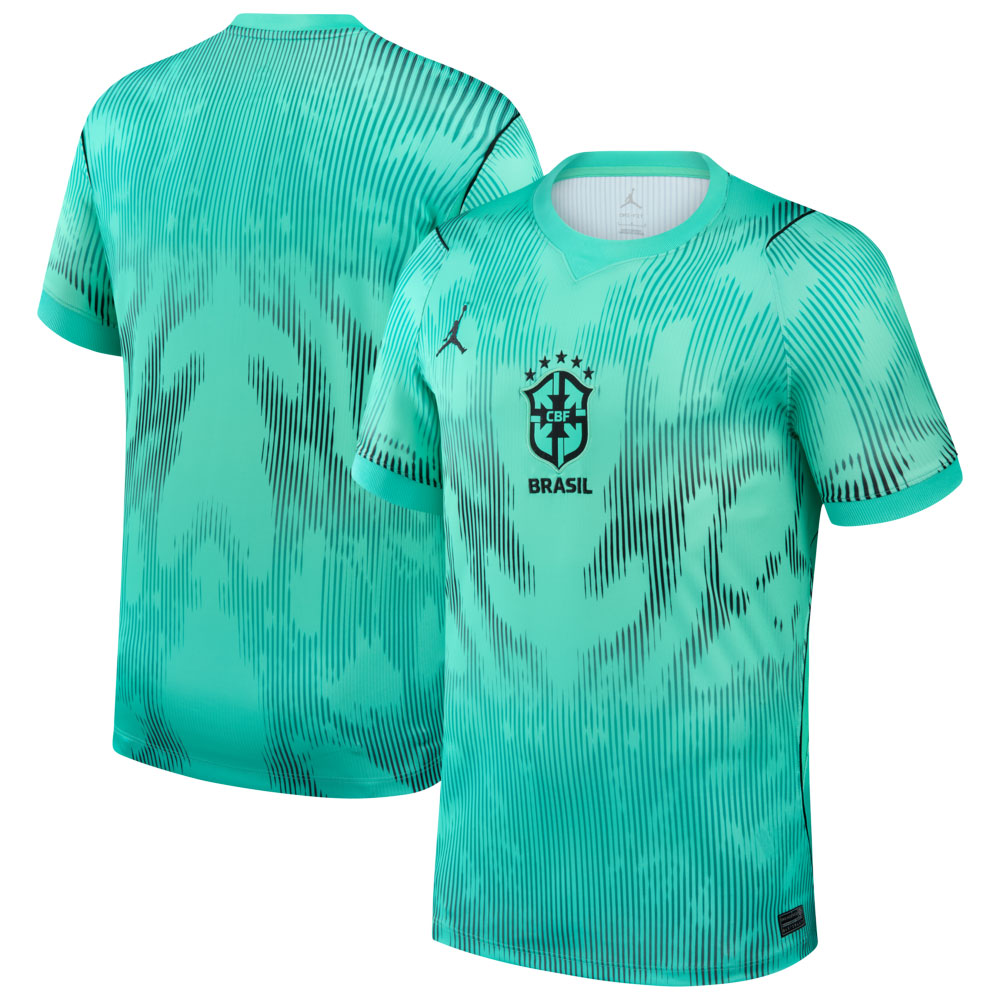Brazil x Jordan 2026 Away Goalkeeper Shirt - Green