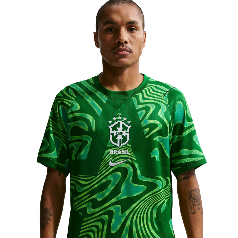 Brazil 2026 Home Goalkeeper Shirt (IB5267-302, Nike 2026 Federations Kit, Nike) by www.protechkitzone.com Brazil 2026 Home Goalkeeper Shirt