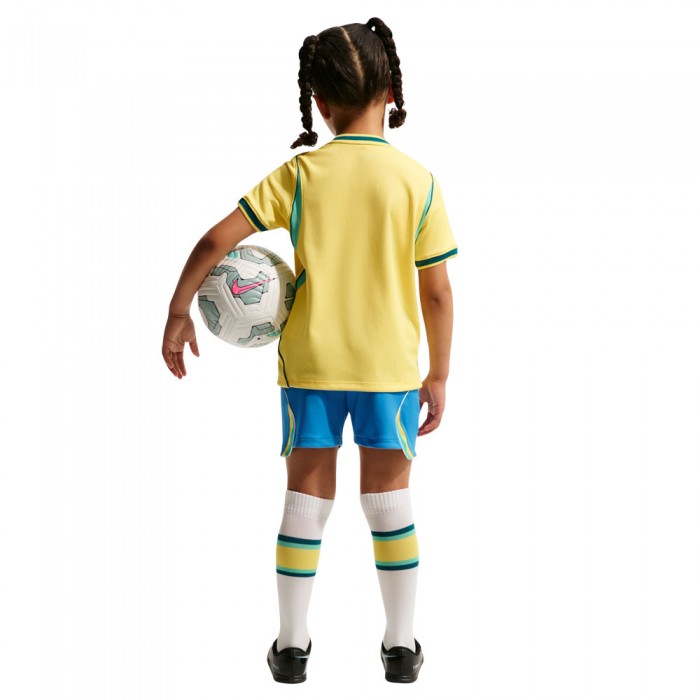 [Younger Kids] Brazil 2026 Home 3-Pieces Kit