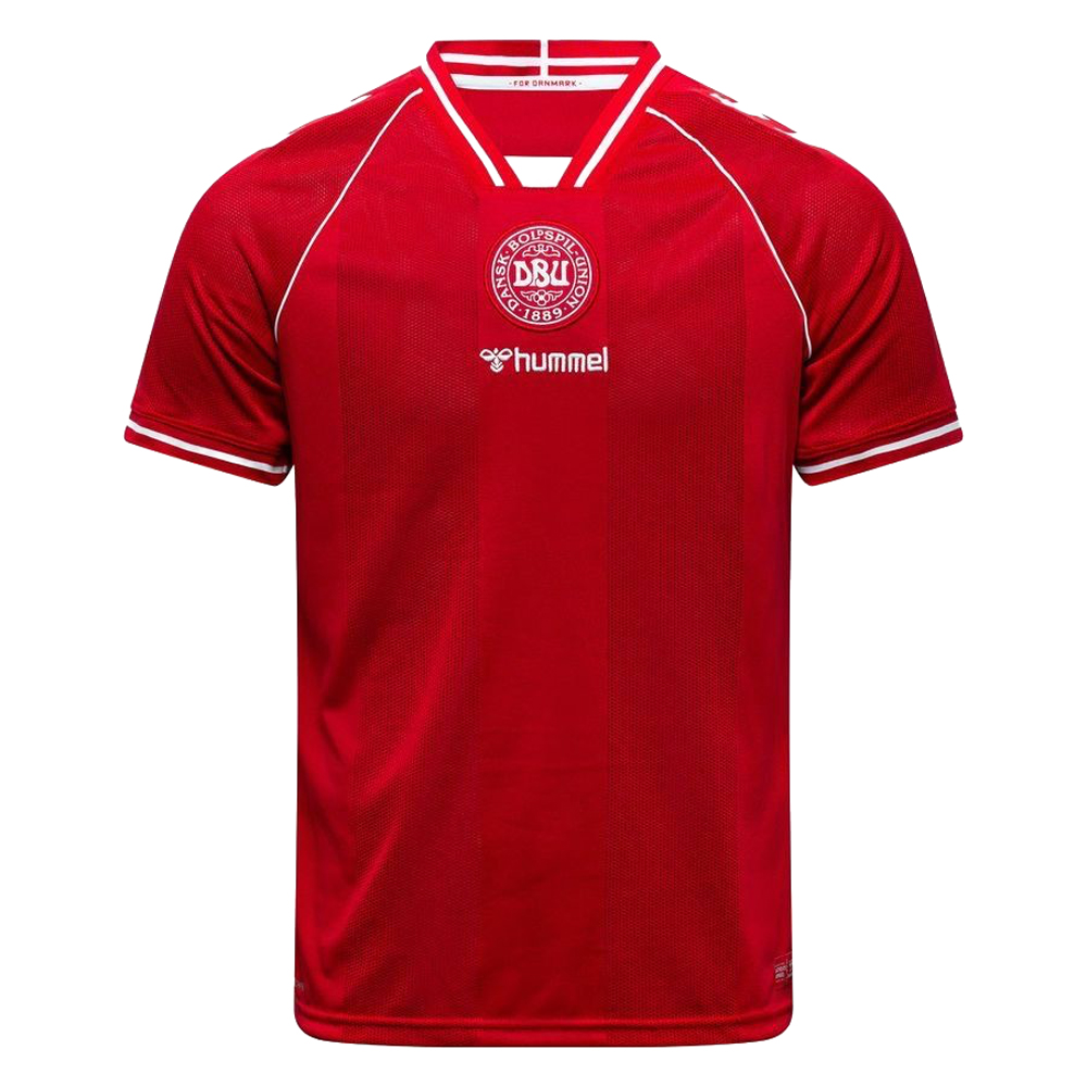 Denmark 2026 Home Shirt (234191-3365, Denmark, Hummel) by www.protechkitzone.com Denmark 2026 Home Shirt