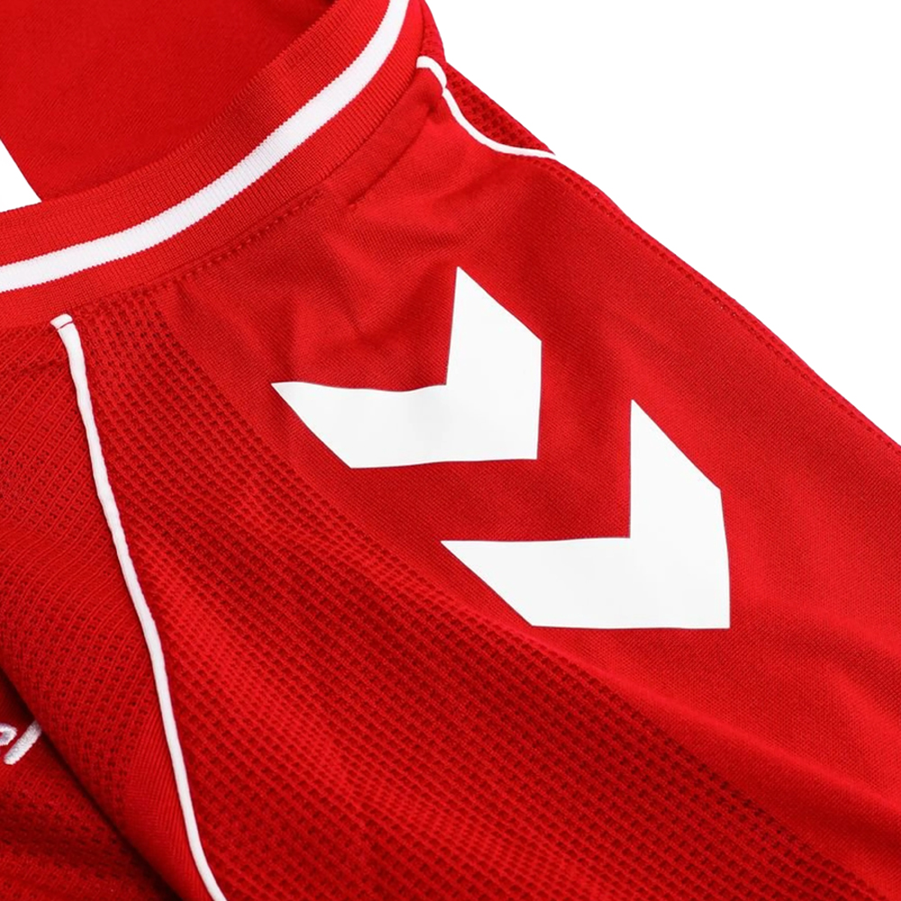 Denmark 2026 Home Shirt (234191-3365, Denmark, Hummel) by www.protechkitzone.com Denmark 2026 Home Shirt