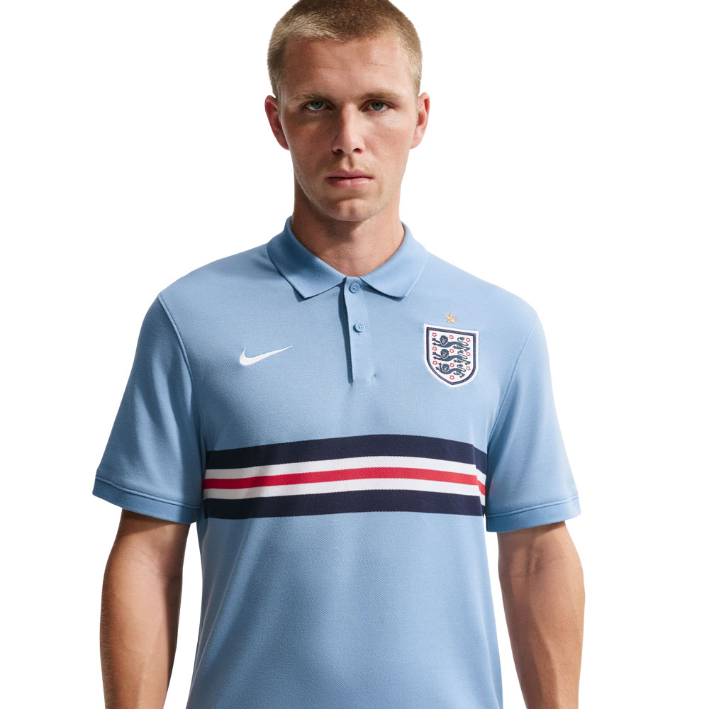 England Polo Shirt - Blue England Polo Shirt - Blue