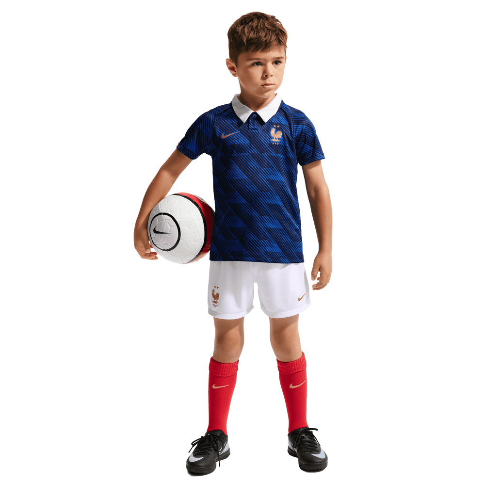 [Little Kids] France 2026 Home 3-Pieces Kit