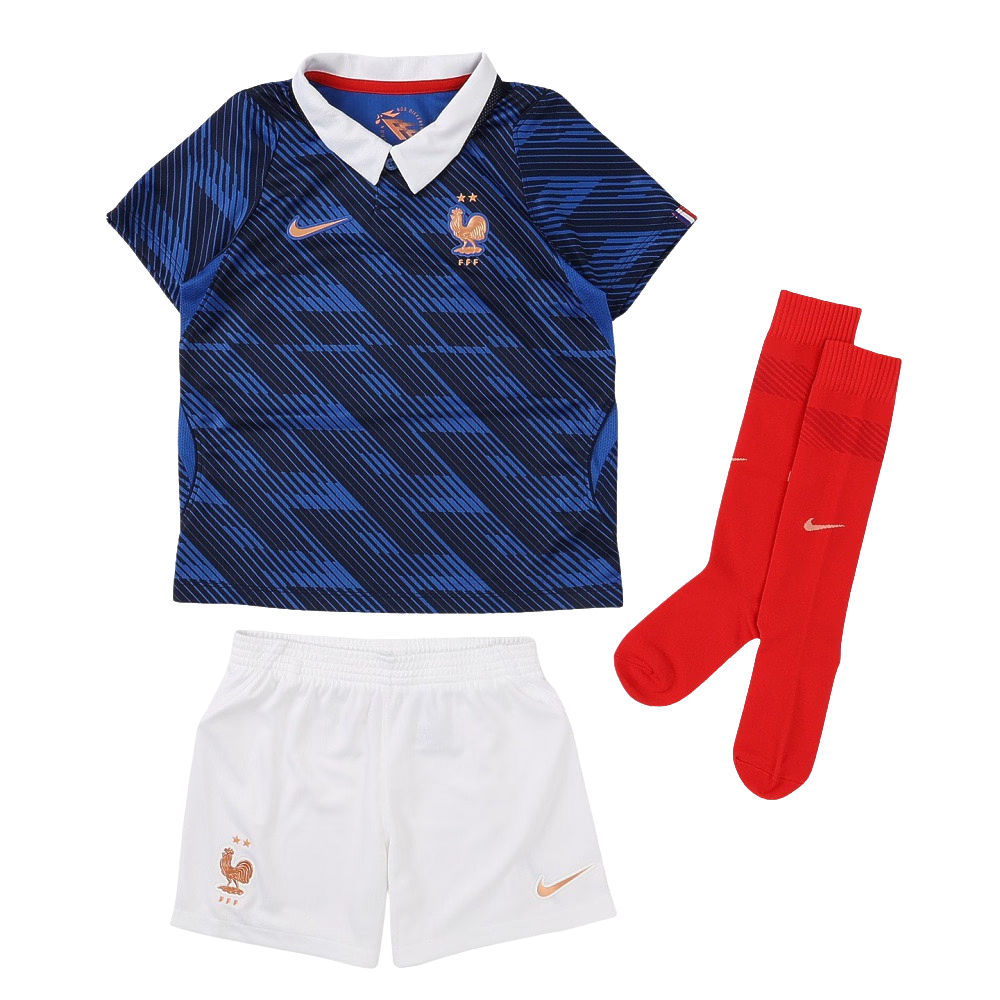 [Little Kids] France 2026 Home 3-Pieces Kit