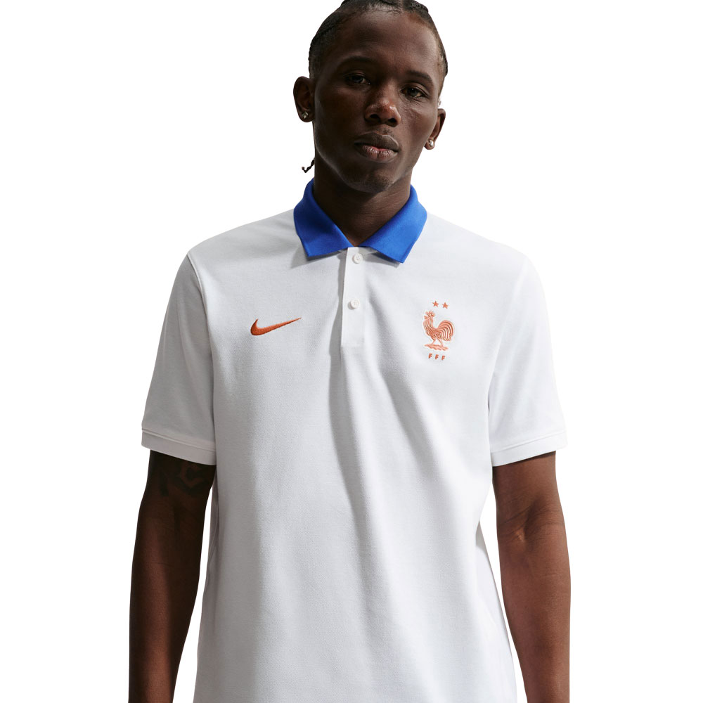 France Polo Shirt - White France Polo Shirt - White