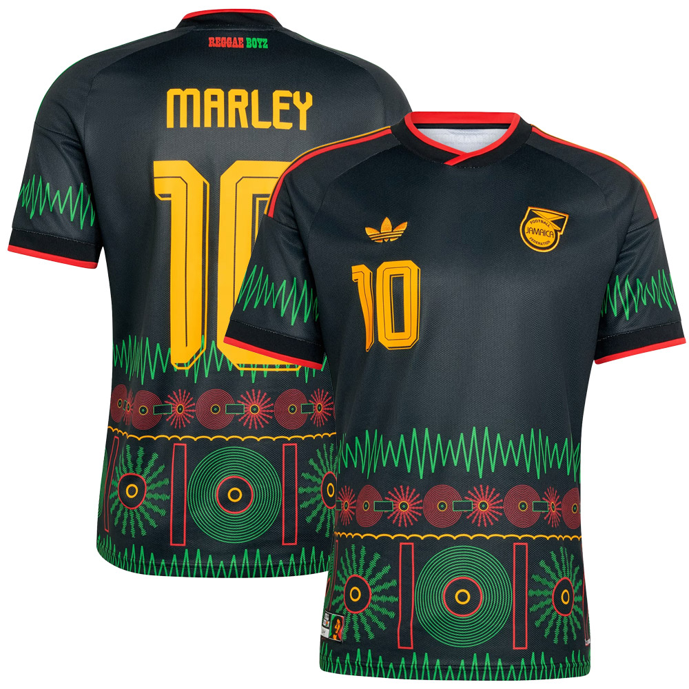 Jamaica x Bob Marley 26 Away Shirt Marley 10 Jamaica x Bob Marley 26 Away Shirt Marley 10