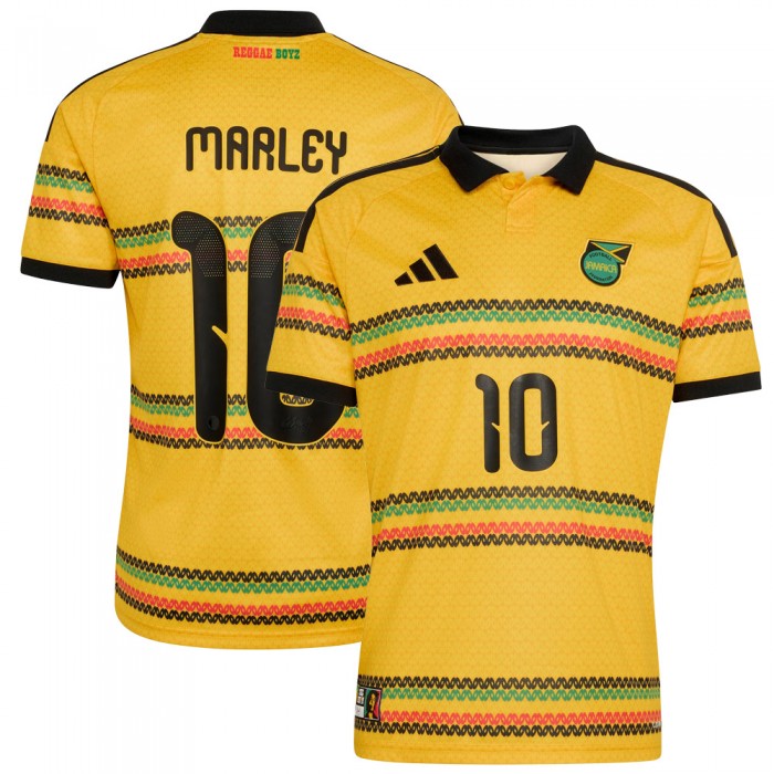 Jamaica x Bob Marley 26 Home Shirt Marley 10 Jamaica x Bob Marley 26 Home Shirt Marley 10