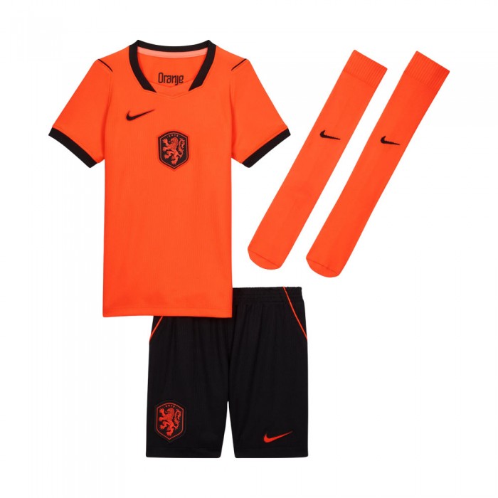 [Younger Kids] Netherlands 2026 Home 3-Pieces Kit