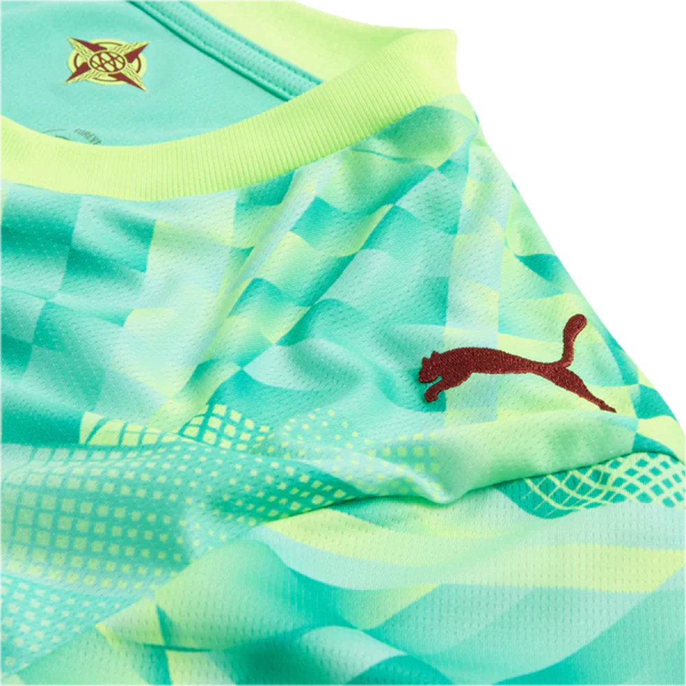 Portugal 2026 Goalkeeper Shirt - Aquatic (783296-10, FIFA World Cup 2026™, Puma) by www.protechkitzone.com Portugal 2026 Goalkeeper Shirt - Aquatic