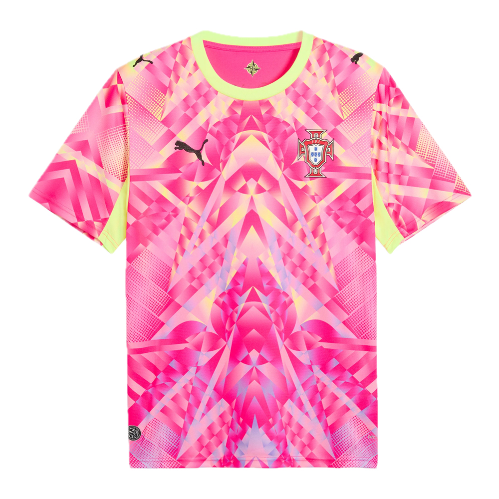 Portugal 2026 Goalkeeper Shirt - Pink (783296-12, FIFA World Cup 2026™, Puma) by www.protechkitzone.com Portugal 2026 Goalkeeper Shirt - Pink
