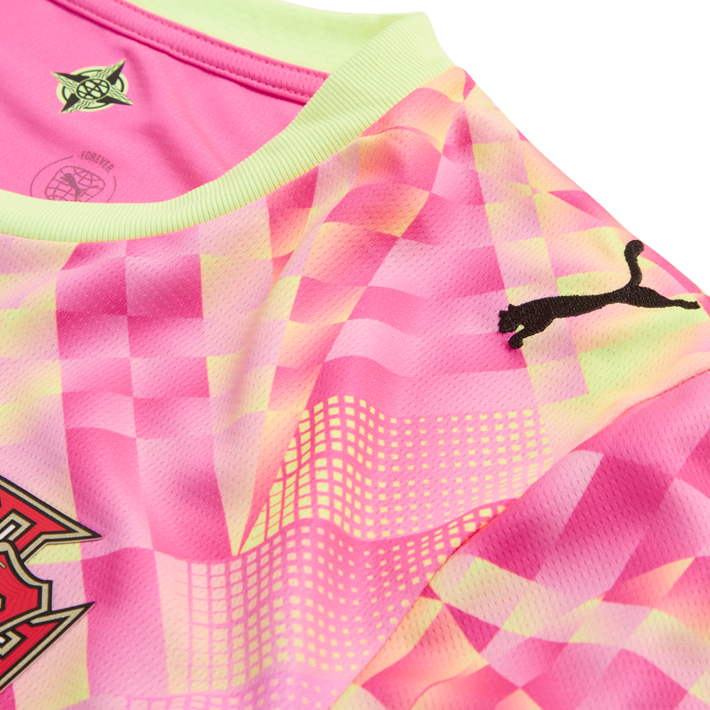 Portugal 2026 Goalkeeper Shirt - Pink (783296-12, FIFA World Cup 2026™, Puma) by www.protechkitzone.com Portugal 2026 Goalkeeper Shirt - Pink