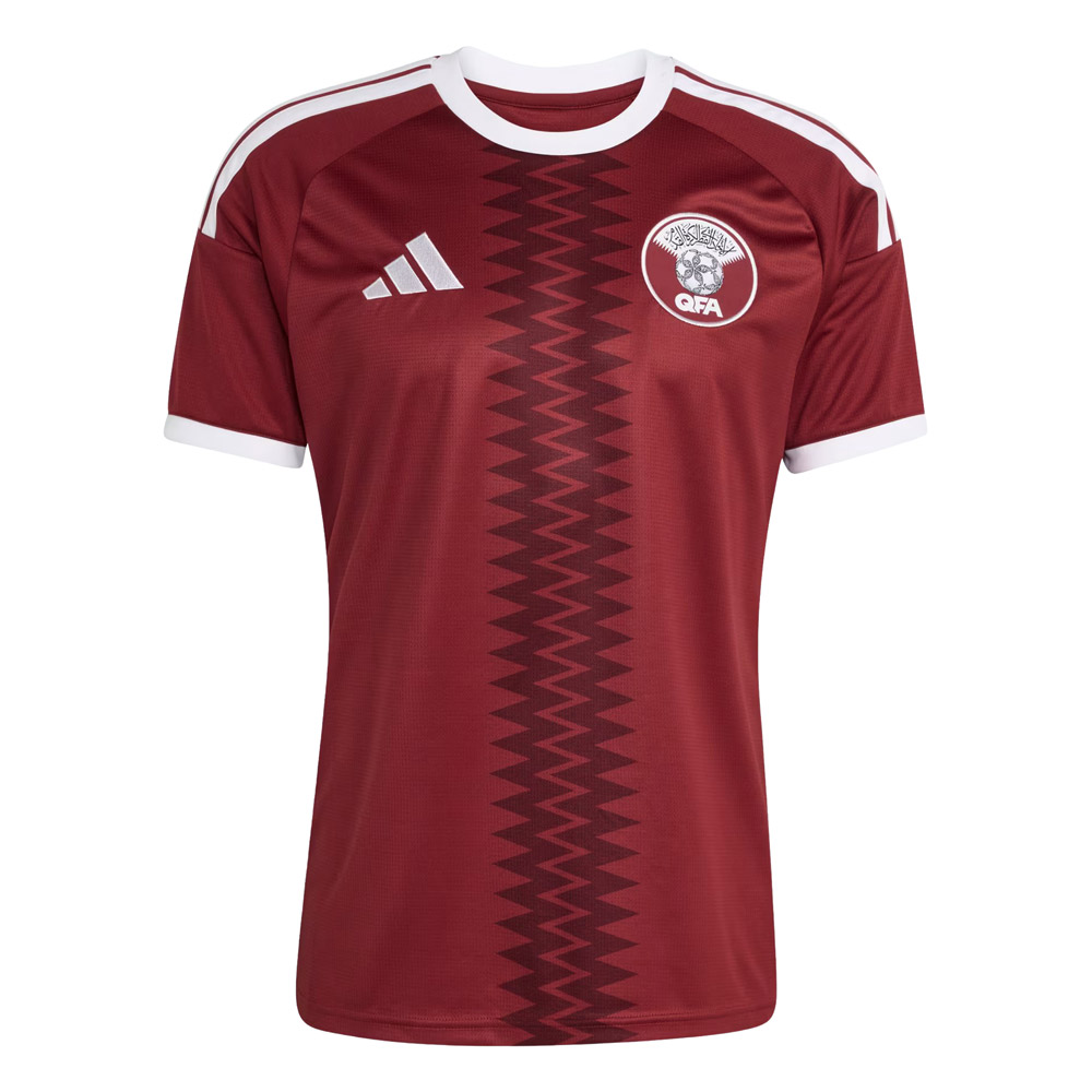 Qatar 2026 Home Shirt (KF0824, Adidas 2026 Federation Kit, Adidas) by www.protechkitzone.com Qatar 2026 Home Shirt
