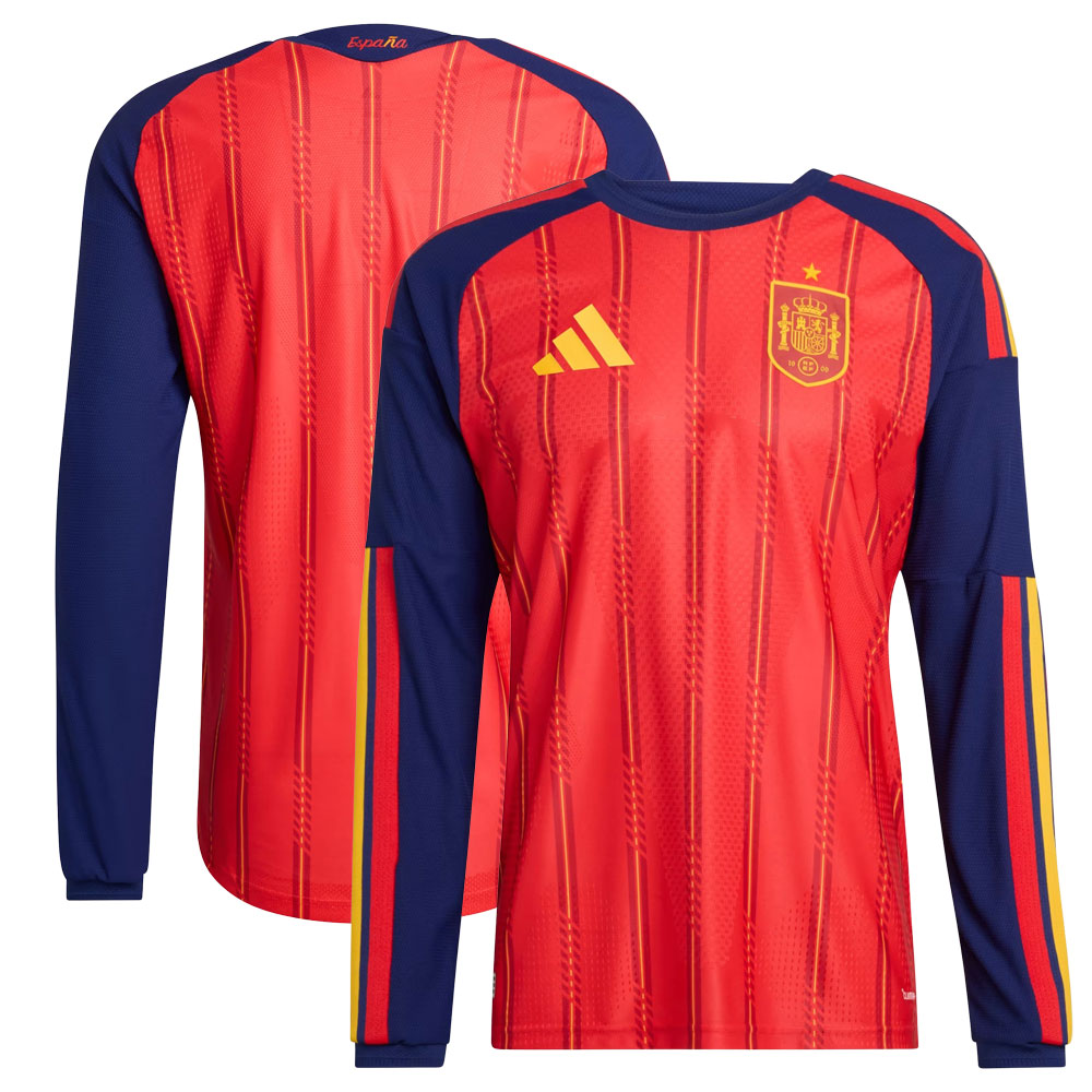 [Long Sleeve - Player Edition] Spain 26 Home Shirt