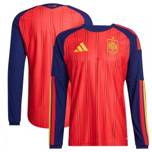 [Long Sleeve - Player Edition] Spain 26 Home Shirt