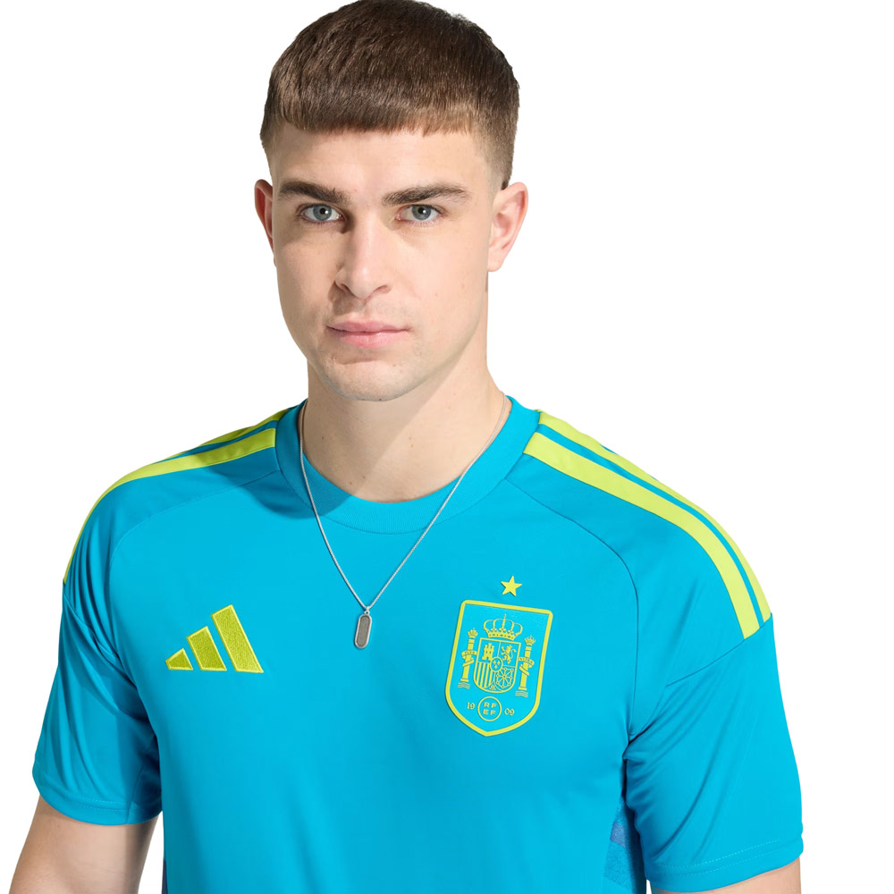 Spain 2026 Home Goalkeeper Shirt (KB8371, Adidas 2026 Federation Kit, Adidas) by www.protechkitzone.com Spain 2026 Home Goalkeeper Shirt