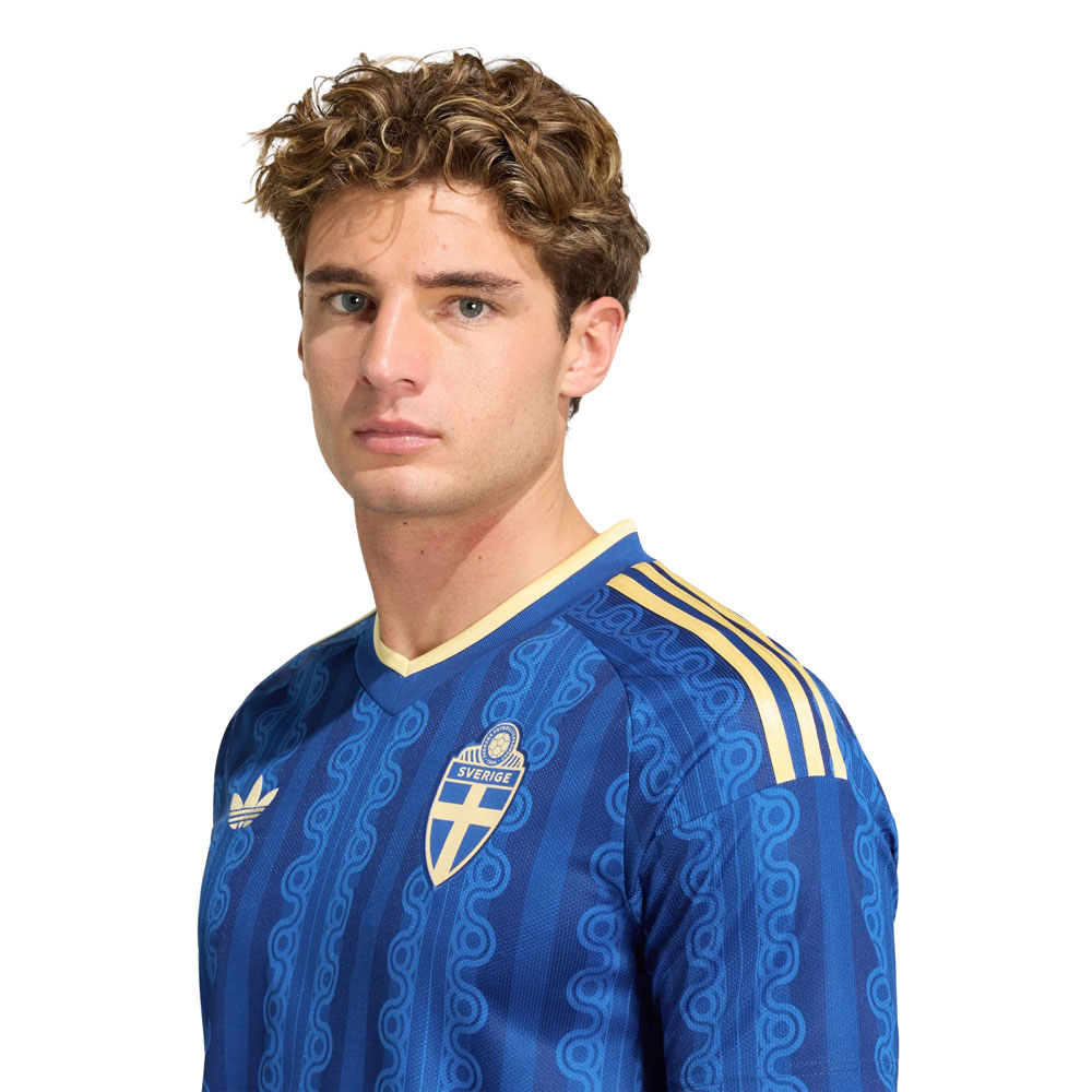 Sweden 2026 Away Shirt (JM5810, Adidas 2026 Federation Kit, Adidas) by www.protechkitzone.com Sweden 2026 Away Shirt