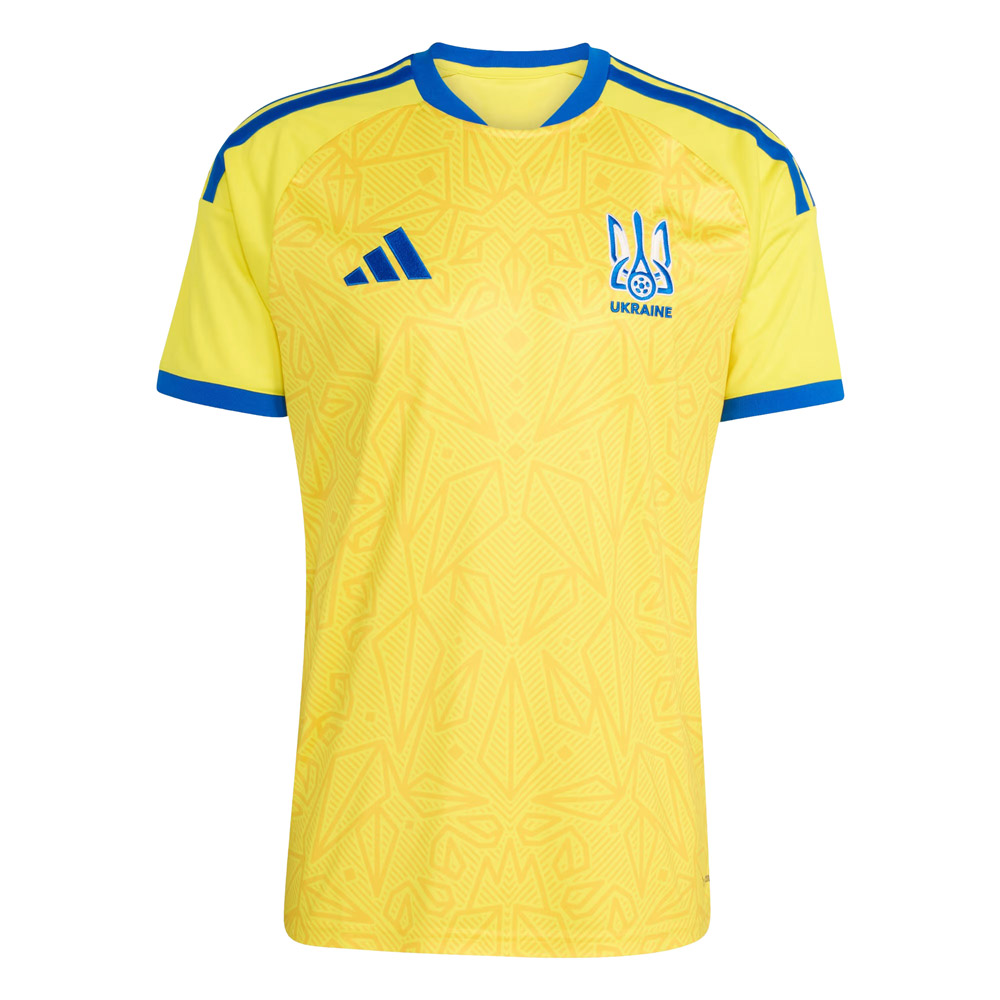 Ukraine 2026 Home Shirt (JZ4622, Adidas 2026 Federation Kit, Adidas) by www.protechkitzone.com Ukraine 2026 Home Shirt