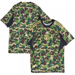 Bape Jersey Top - Crew Green