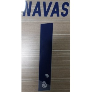 Navas 1 (Official Real Madrid FC 16/17 Home Name and Numbering)