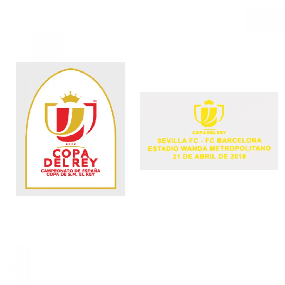 Official Copa Del Rey 2018 Patch + Final Match Detail (For