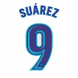 Suarez 9 (Official FC Barcelona 2017/18 Away Name and Numbering - Player Version)