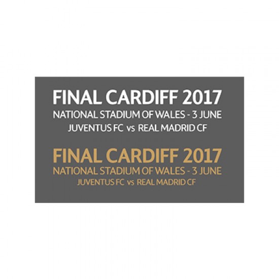 Official UEFA Champions League Final Cardiff 2016/17 Match Details Printing