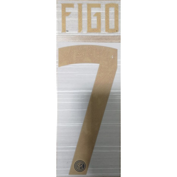[CLEARANCE] Figo 7 - Official Name and Number for Inter 20th Anniversary Mashup Shirt 