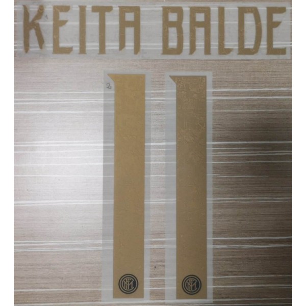 [CLEARANCE] Keita Balde 11 - Official Name and Number for Inter 20th Anniversary Mashup Shirt 