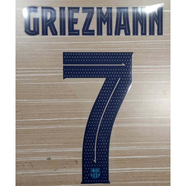 Griezmann 7 (OFFICIAL FC BARCELONA 2018/19 Cup Competition Third NAME AND NUMBERING - PLAYER VERSION)