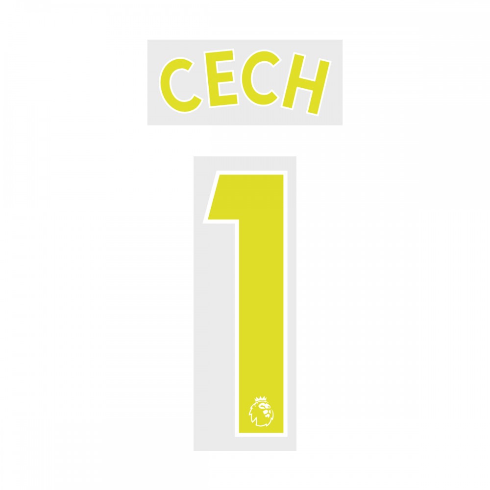 Cech 1 Yellow Special Nameblock Set (For New Premier League Season 2017 Onwards) Cech 1 Yellow Special Nameblock Set (For New Premier League Season 2017 Onwards)
