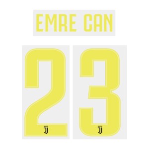 Emre Can 23 (Official Juventus 2018/19 Third Name and Numbering)