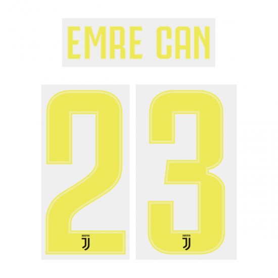 Emre Can 23 (Official Juventus 2018/19 Third Name and Numbering)