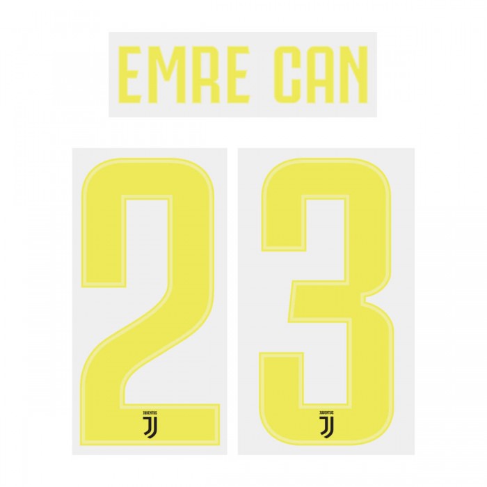 Emre Can 23 (Official Juventus 2018/19 Third Name and Numbering), Italian Serie A, EC231819JUV3RD, 