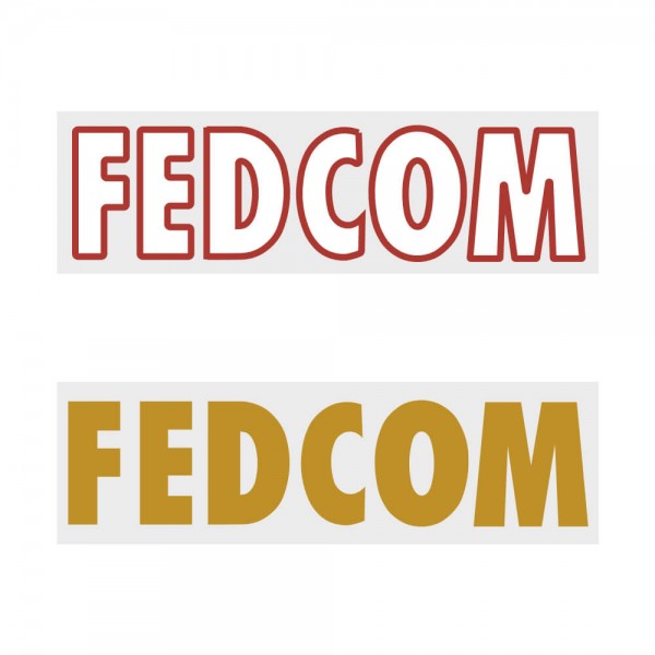 Fedcom Official Front Sponsor Printing for AS Monaco 2018/19/20 Home / Away Shirt