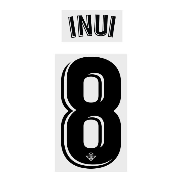 Inui 8 (Official Real Betis 2018/19 Home Name and Numbering)