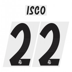 [CLEARANCE] Isco 22 - Official Real Madrid 2018-19 Home Name and Numbering 