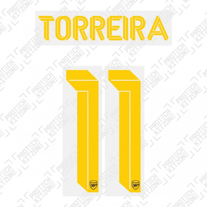 Torreira 11 (Official Arsenal 2019/20 Third Club Name and Numbering), English Premier League, TRR1920TNNS, 