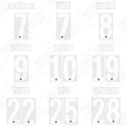 Official Name and Number Cup Printing for Chelsea 19/20 Home Shirt ***(More Players Available)